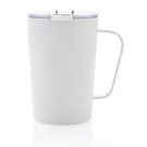 Tasse moderne en acier inoxydable recyclé RCS avec couvercle