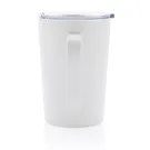 Tasse moderne en acier inoxydable recyclé RCS avec couvercle