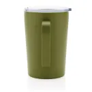 Tasse moderne en acier inoxydable recyclé RCS avec couvercle