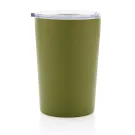 Tasse moderne en acier inoxydable recyclé RCS avec couvercle