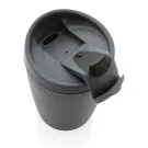 GRS recycelter PP-Becher mit Flip-Deckel