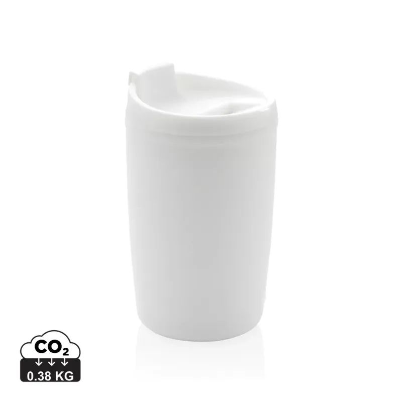 Mug en PP recyclé GRS avec couvercle à bascule