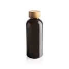 GRS rPET Flasche mit Bambus-Deckel