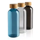 GRS rPET Flasche mit Bambus-Deckel
