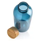 GRS rPET Flasche mit Bambus-Deckel