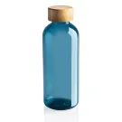 GRS rPET Flasche mit Bambus-Deckel
