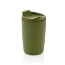 GRS recycelter PP-Becher mit Flip-Deckel