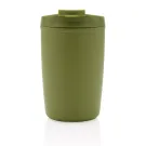 GRS recycelter PP-Becher mit Flip-Deckel