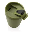 GRS recycelter PP-Becher mit Flip-Deckel