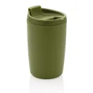 GRS recycelter PP-Becher mit Flip-Deckel