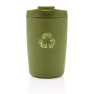 GRS recycelter PP-Becher mit Flip-Deckel
