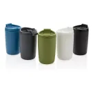 GRS recycelter PP-Becher mit Flip-Deckel