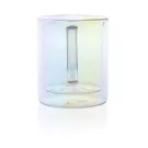 Tazza deluxe in vetro elettrolitico a doppia parete 330ml