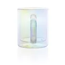 Doppelwandiger Deluxe-Becher aus galvanisiertem Glas