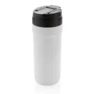 Bicchiere in acciaio riciclato RCS con tappo caldo/freddo