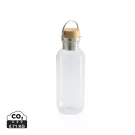 GRS rPET Flasche with Bambusdeckel und Griff