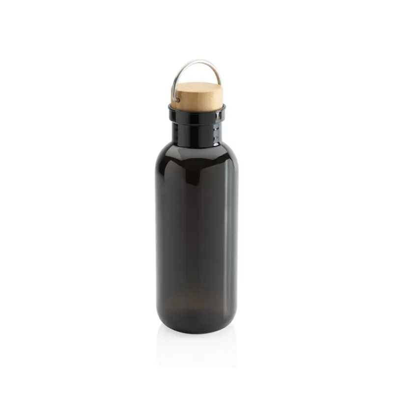 GRS rPET Flasche with Bambusdeckel und Griff