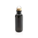 GRS rPET Flasche with Bambusdeckel und Griff