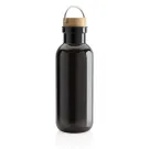 GRS rPET Flasche with Bambusdeckel und Griff