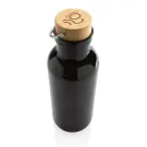 GRS rPET Flasche with Bambusdeckel und Griff