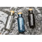 GRS rPET Flasche with Bambusdeckel und Griff