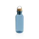 GRS rPET Flasche with Bambusdeckel und Griff