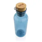 GRS rPET Flasche with Bambusdeckel und Griff