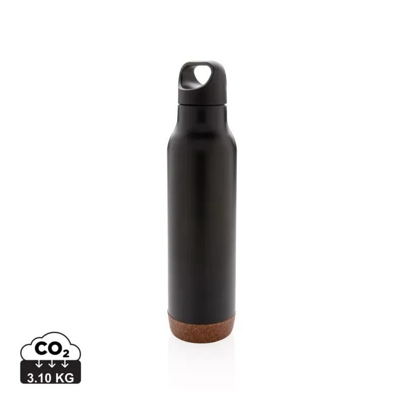 Bouteille isotherme étanche avec finition liège