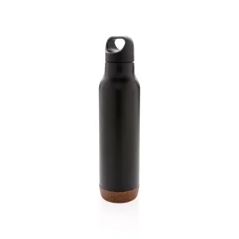 Bouteille isotherme étanche avec finition liège