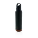Bouteille isotherme étanche avec finition liège