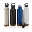 Bouteille isotherme étanche avec finition liège