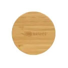 GRS certified recycled PP mug with bamboo lid