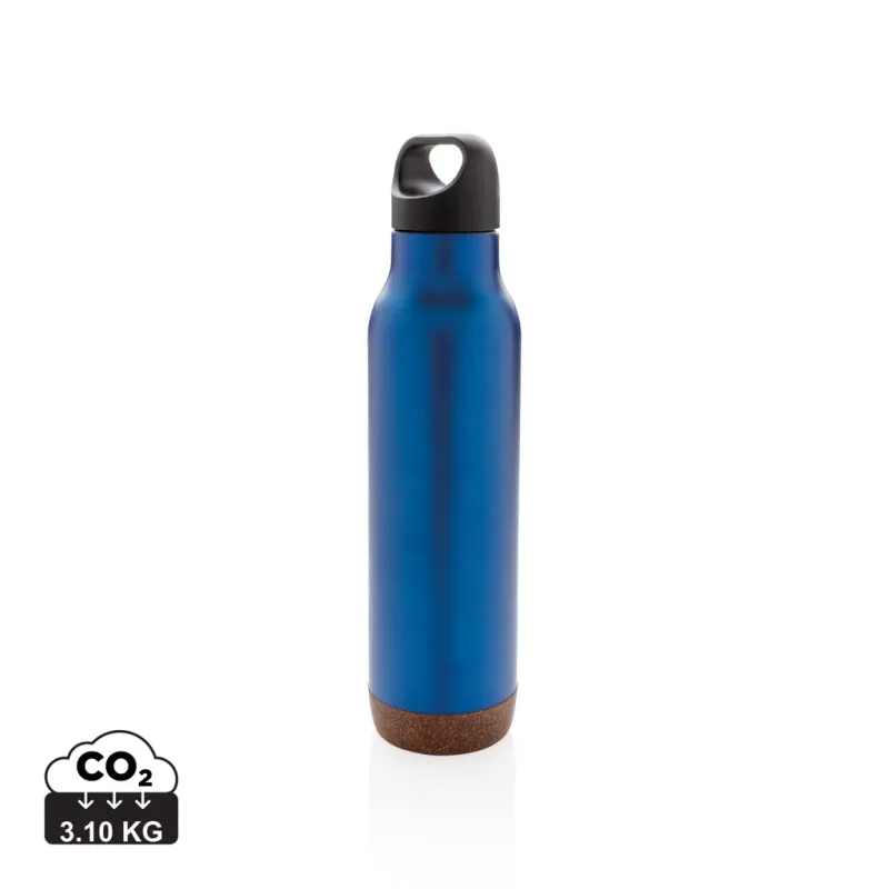 Bouteille isotherme étanche avec finition liège