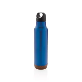 Bouteille isotherme étanche avec finition liège