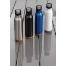 Bouteille isotherme étanche avec finition liège
