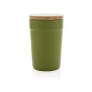 GRS rPP-Becher mit Bambusdeckel
