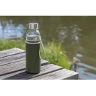 Glasflasche mit Neopren-Sleeve