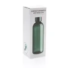 Auslaufsichere Trinkflasche mit Metalldeckel