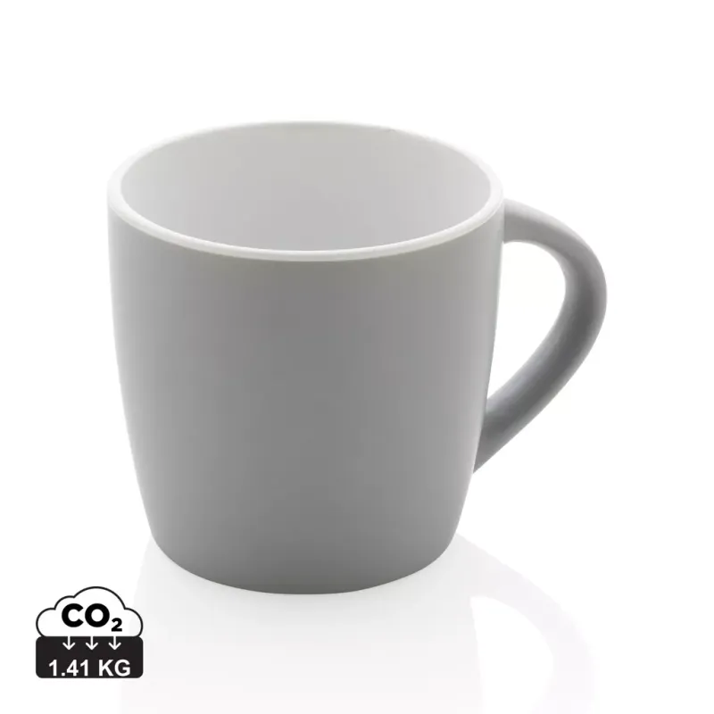 Keramiktasse innen coloriert