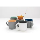 Keramiktasse innen coloriert