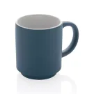 Taza apilable de cerámica