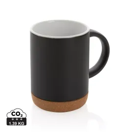 Tazza in ceramica con base in sughero