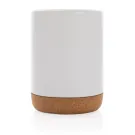 Tazza in ceramica con base in sughero