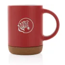 Ceramic mug with cork base