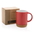 Keramikbecher mit Korkboden