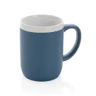 Mug en céramique avec bord blanc