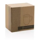 Ceramic mug with white rim