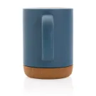 Tazza in ceramica con base in sughero