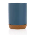 Tazza in ceramica con base in sughero