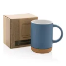 Keramikbecher mit Korkboden